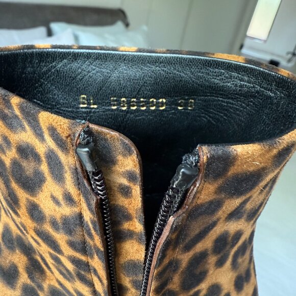 Saint Laurent Suede Ankle Boots - Picture 7 of 11